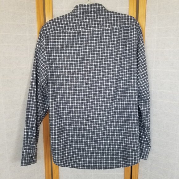 Men's Navy Check Flannel Shirt Anthony Mason Custom Atlanta Size XXL - Picture 7 of 8